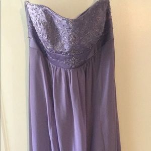 David’s Bridal dress.